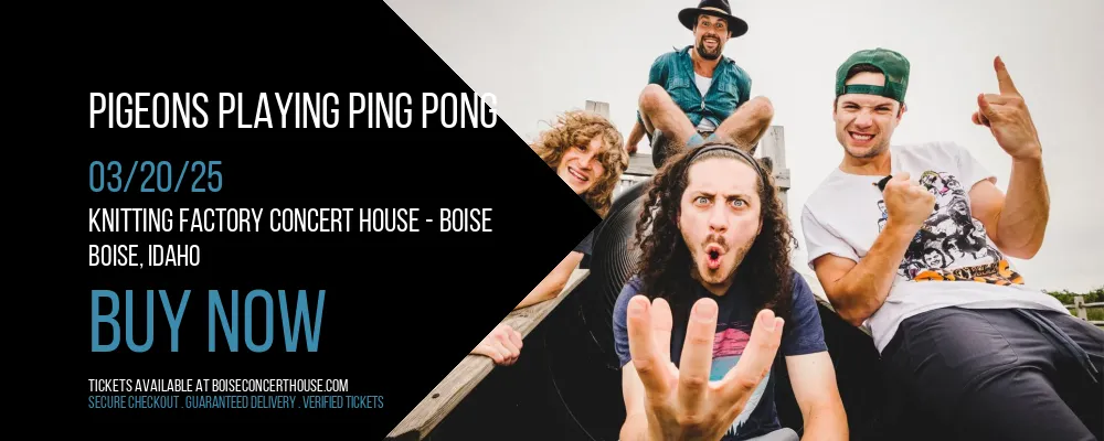 Pigeons Playing Ping Pong at Knitting Factory Concert House